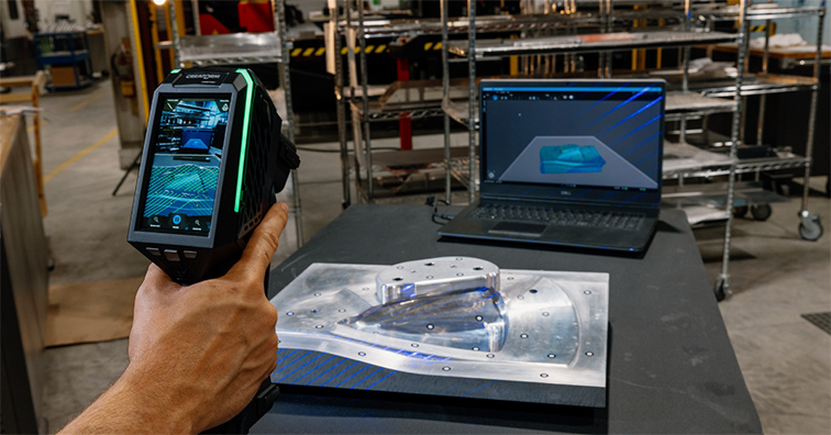 HandySCAN 3D | Serie EVO: Escáner 3D de grado de metrología optimizado para la eficiencia HandySCAN 3D | Serie EVO: Escáner 3D de grado de metrología optimizado para la eficiencia