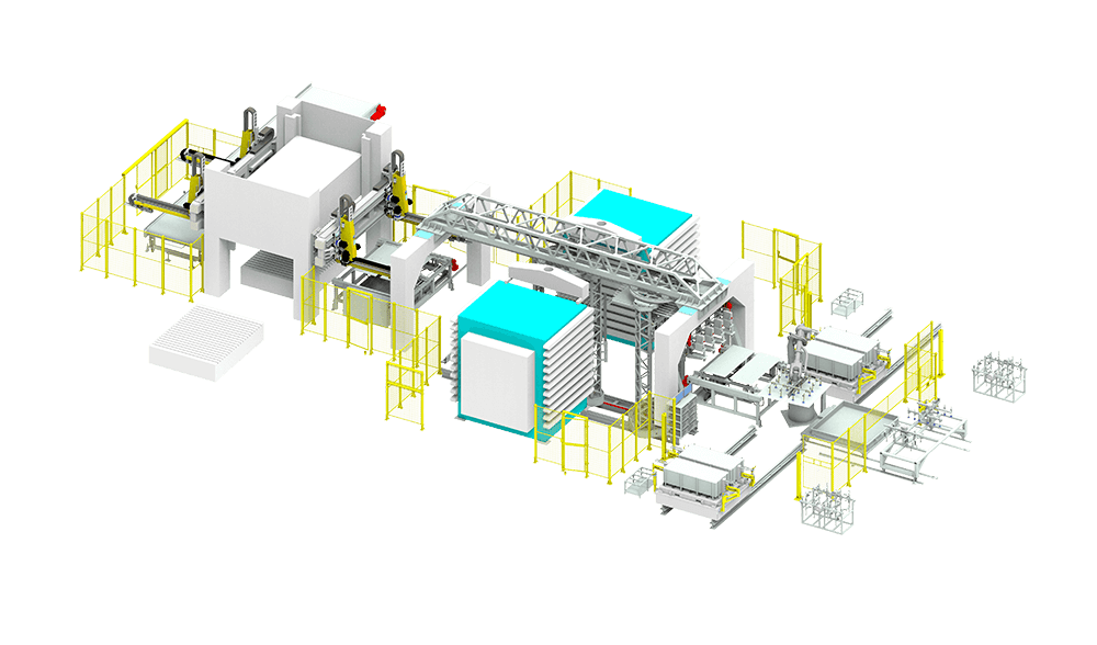 BOX Furnace Hot Forming Automatic Stamping Line BOX Furnace Hot Forming Automatic Stamping Line