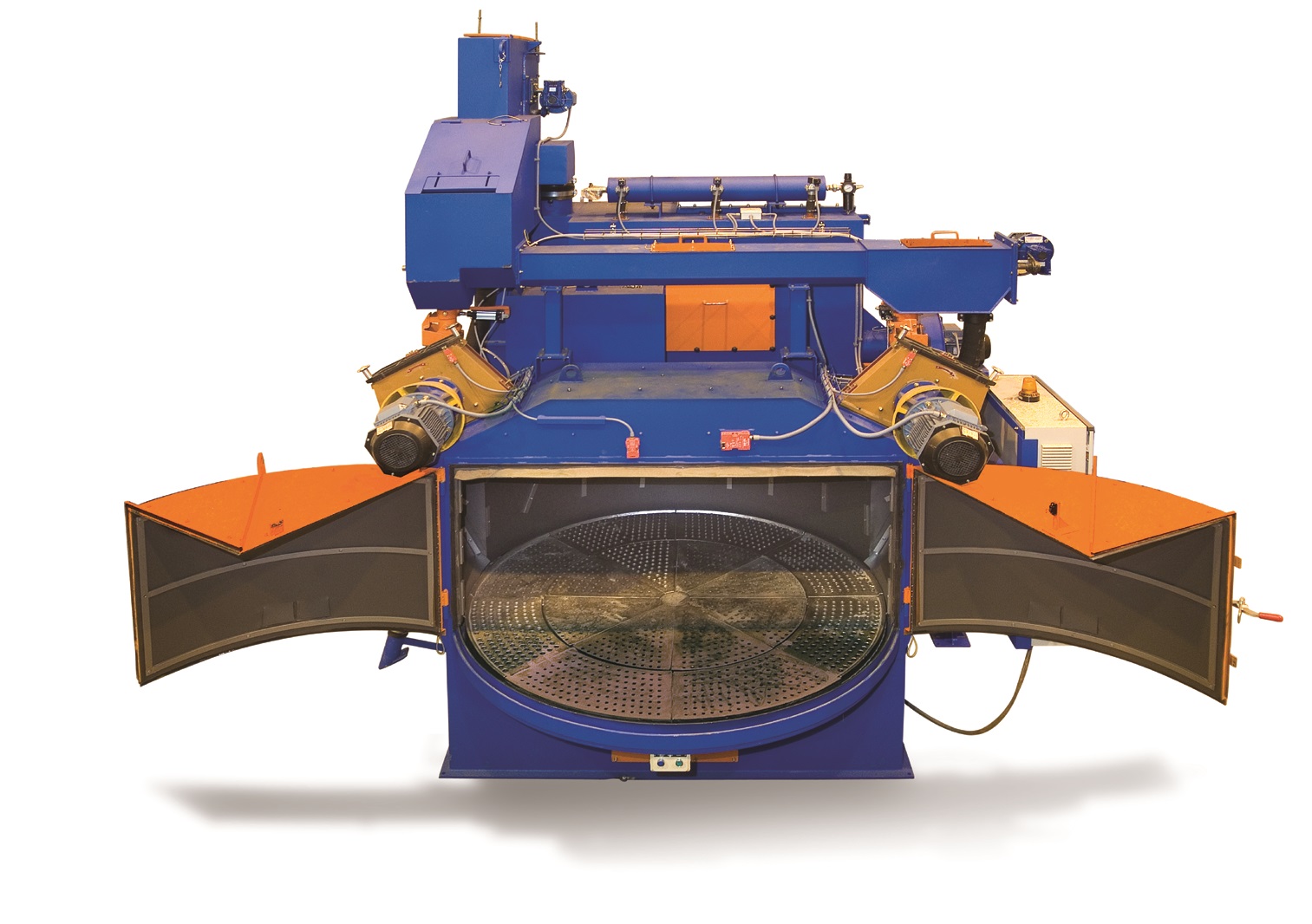 AUTOMATIC ROTARY TABLE SHOT BLAST MACHINE MOD. CONTINENTAL-2000