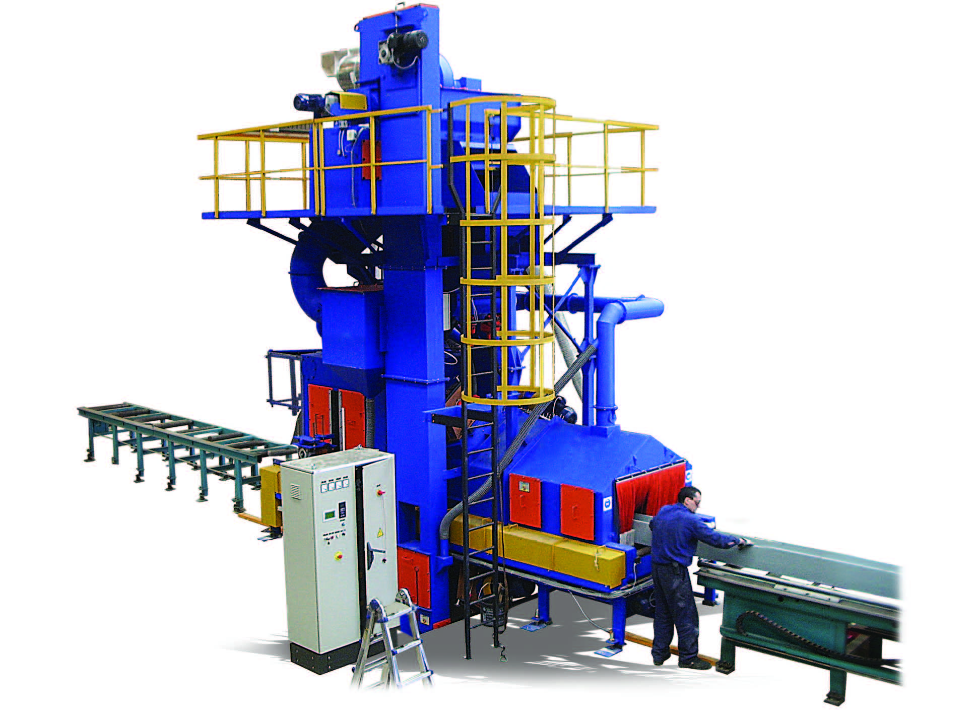 PLATE AND PROFILES SHOT BLASTING MACHINES 