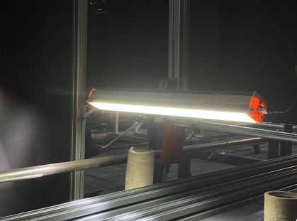 Sistema visión artificial e IA para control de perfiles de aluminio
