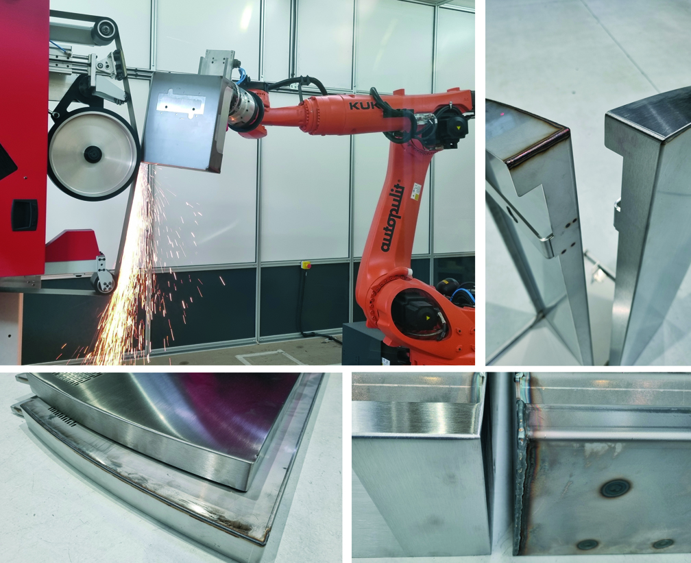 ROBOT CELL FOR THE WELD DRESSING - FINE METAL WORK ROBOT CELL FOR THE WELD DRESSING - FINE METAL WORK