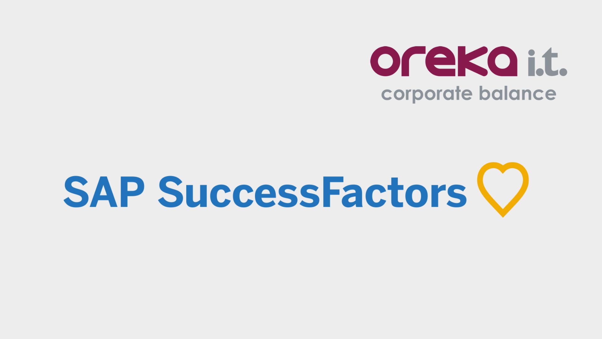 SAP SuccessFactors SAP SuccessFactors