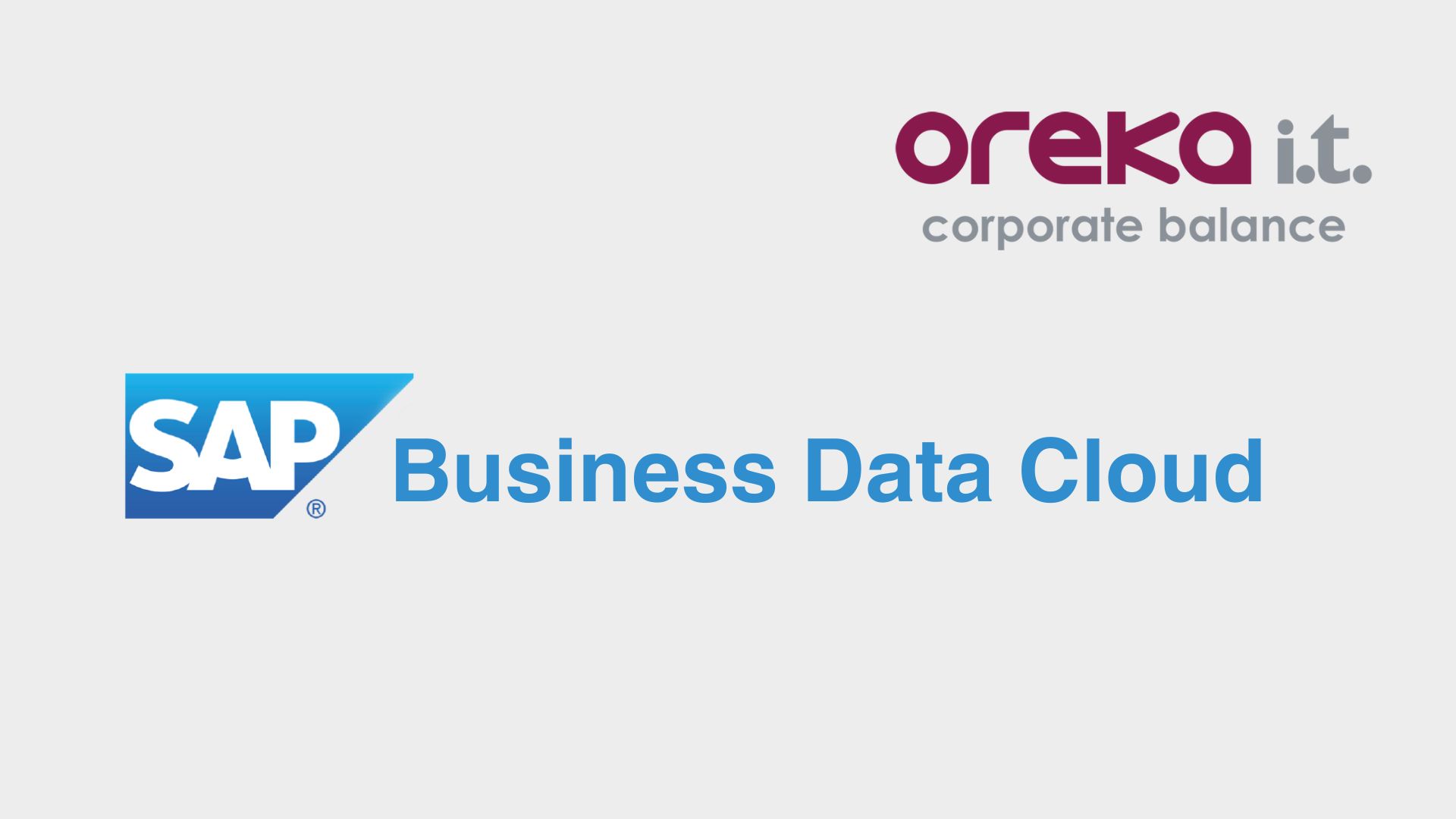 SAP Business Data Cloud