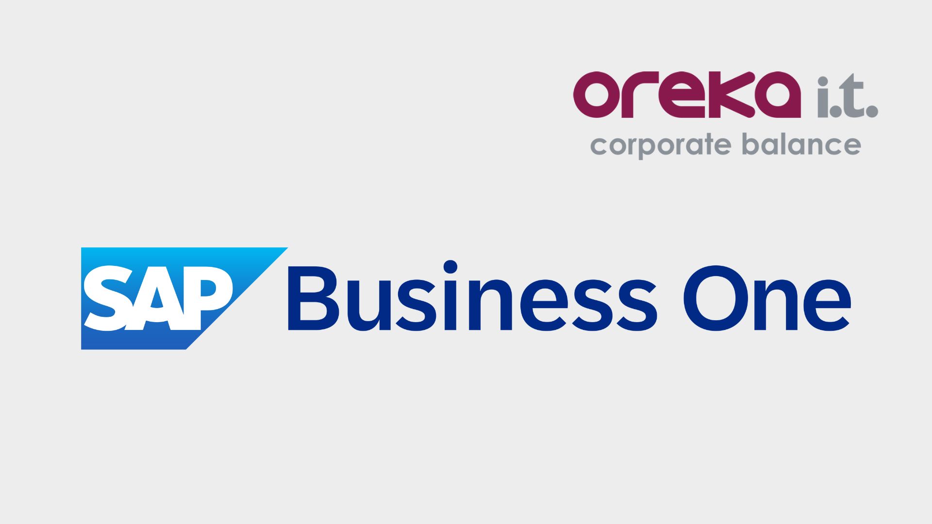 SAP BUSINESS ONE ERP SAP BUSINESS ONE ERP